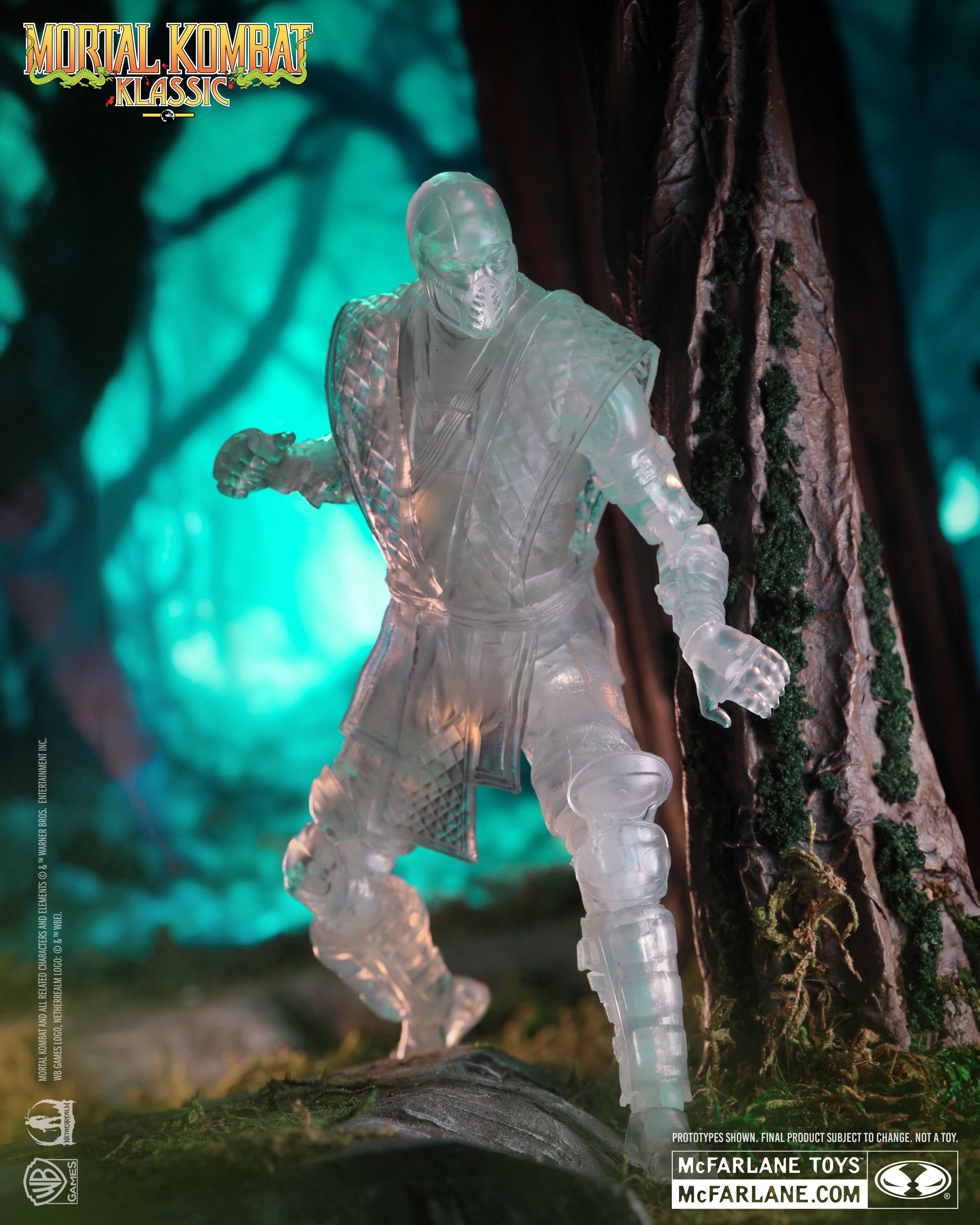 Mortal Kombat Klassic Reptile (Invisible) 7" Action Figure Gallery Image 6