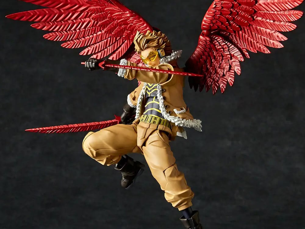 My Hero Academia Amazing Yamaguchi Revoltech NR124 Hawks Action Figure (Reissue) Gallery Image 1