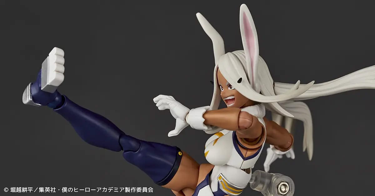 My Hero Academia Amazing Yamaguchi Revoltech NR123 Mirko Action Figure (Reissue) Gallery Image 15