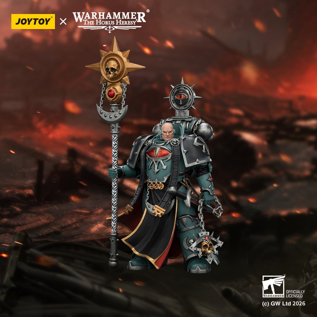 Warhammer: The Horus Heresy Sons of Horus Dark Emissary Consul 1/18 Scale Action Figure Gallery Image 3