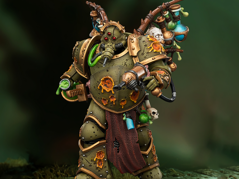 Warhammer 40,000 Death Guard Biologus Putrifier 1/18 Scale Action Figure