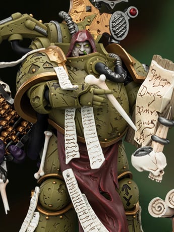 Warhammer 40,000: Death Guard Tallyman with Plasma Pistol 1/18 Scale Action Figure Gallery Image 2