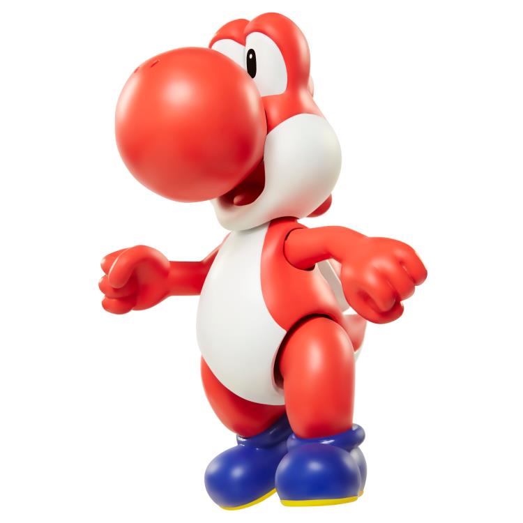 World of Nintendo 4" Figure Series 06 - Red Yoshi w/Egg Gallery Image 3