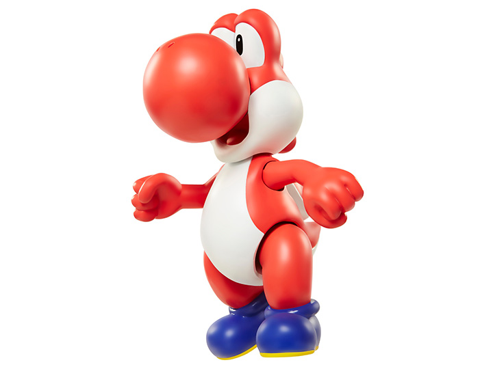 World of Nintendo 4" Figure Series 06 - Red Yoshi w/Egg Gallery Image 1