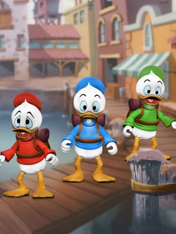 相場3万ディズニー【激レア】WDCC Huey / Dewey / Louie DuckTales Ultimate Huey, Dewey, and Louie Action Figure 3-Pack