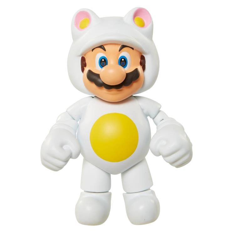 World of Nintendo 4" Figure Series 06 - White Tanooki Mario Gallery Image 3