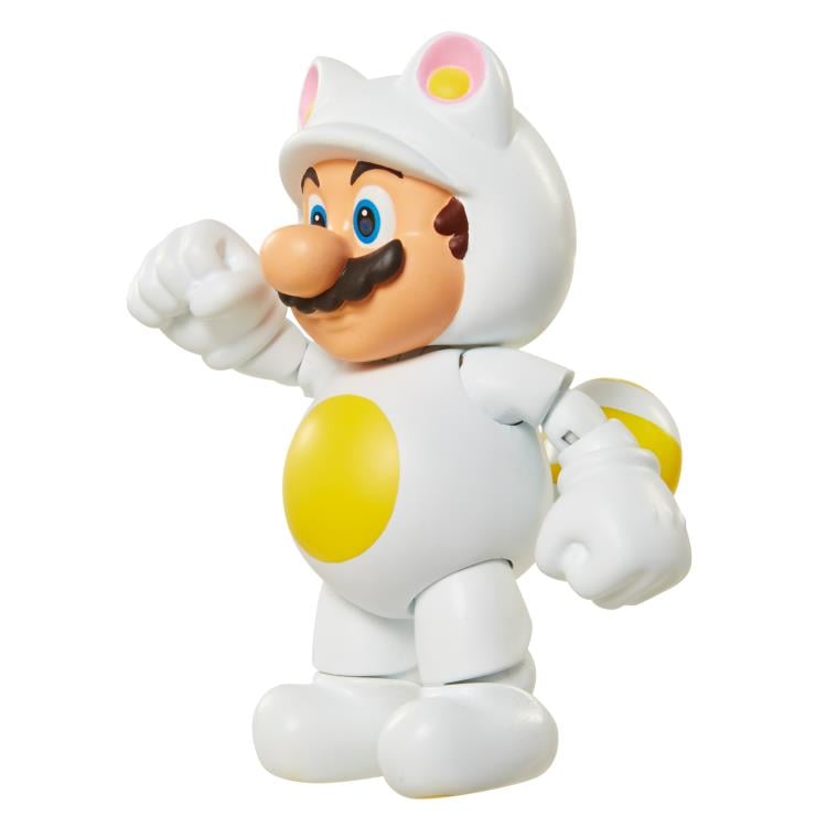 World of Nintendo 4" Figure Series 06 - White Tanooki Mario Gallery Image 5