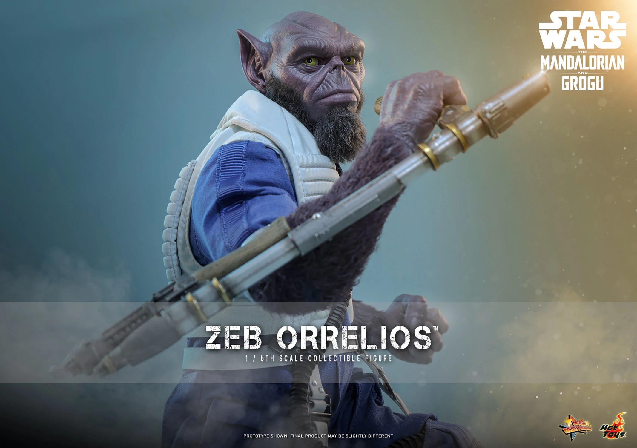 Star Wars: The Mandalorian & Grogu MMS876 Zeb Orrelios 1/6th Scale Collectible Figure Gallery Image 3