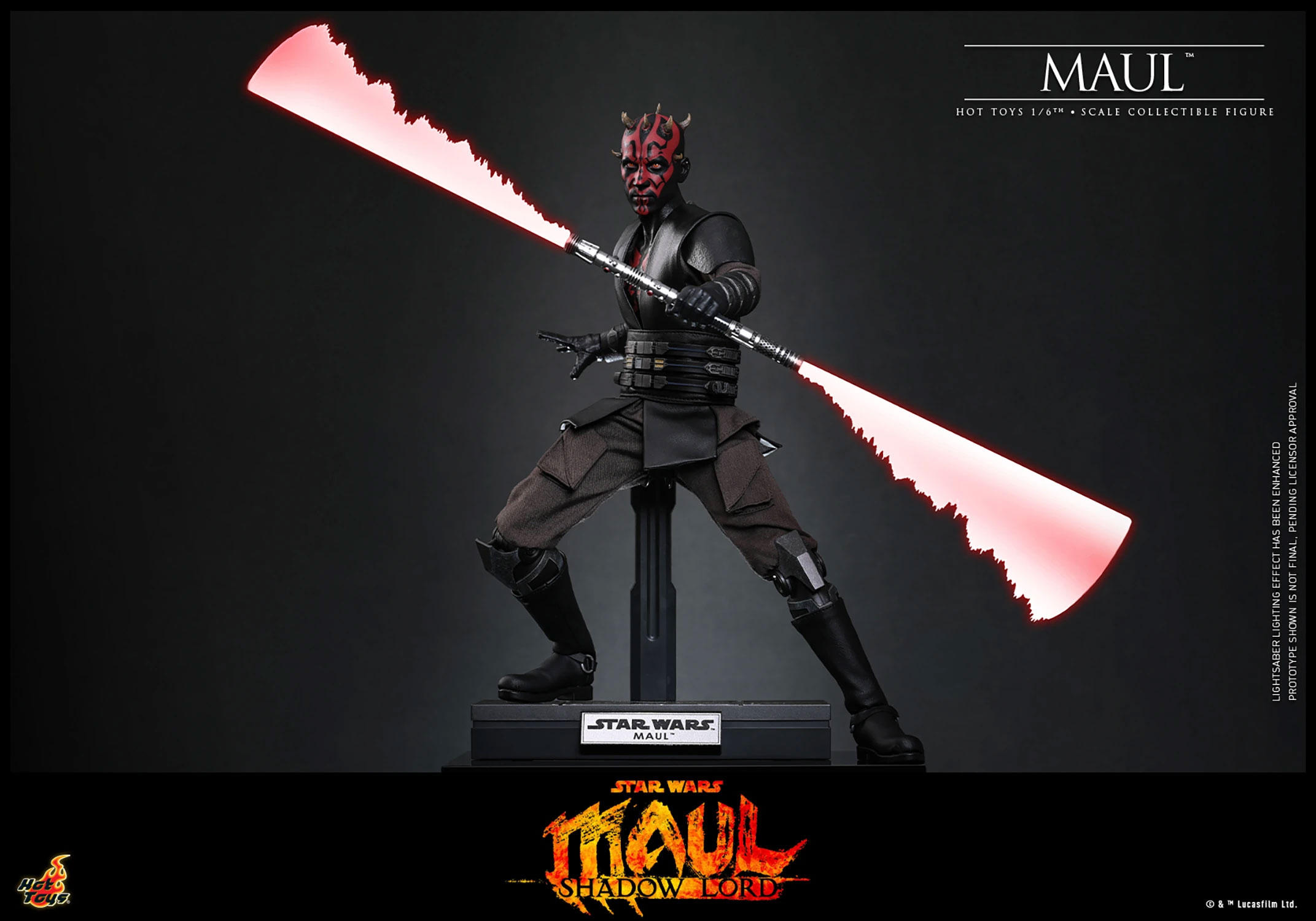 Star Wars: Maul - Shadow Lord TMS187 Maul 1/6th Scale Collectible Figure Gallery Image 17