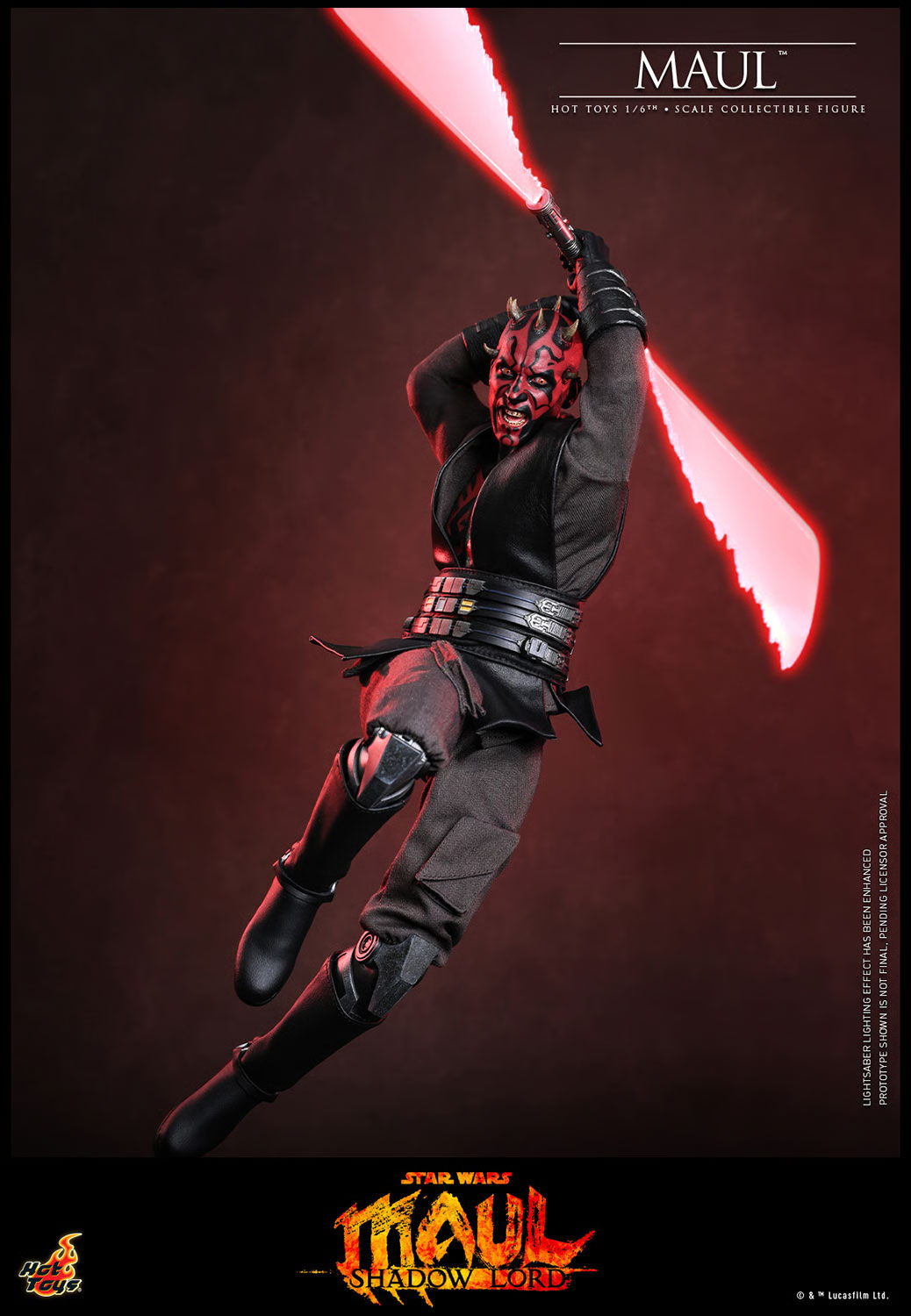 Star Wars: Maul - Shadow Lord TMS187 Maul 1/6th Scale Collectible Figure Gallery Image 6