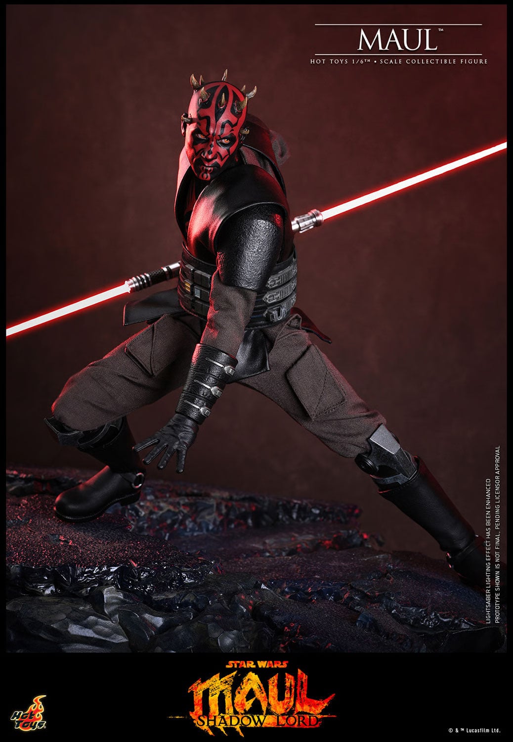 Star Wars: Maul - Shadow Lord TMS187 Maul 1/6th Scale Collectible Figure Gallery Image 4