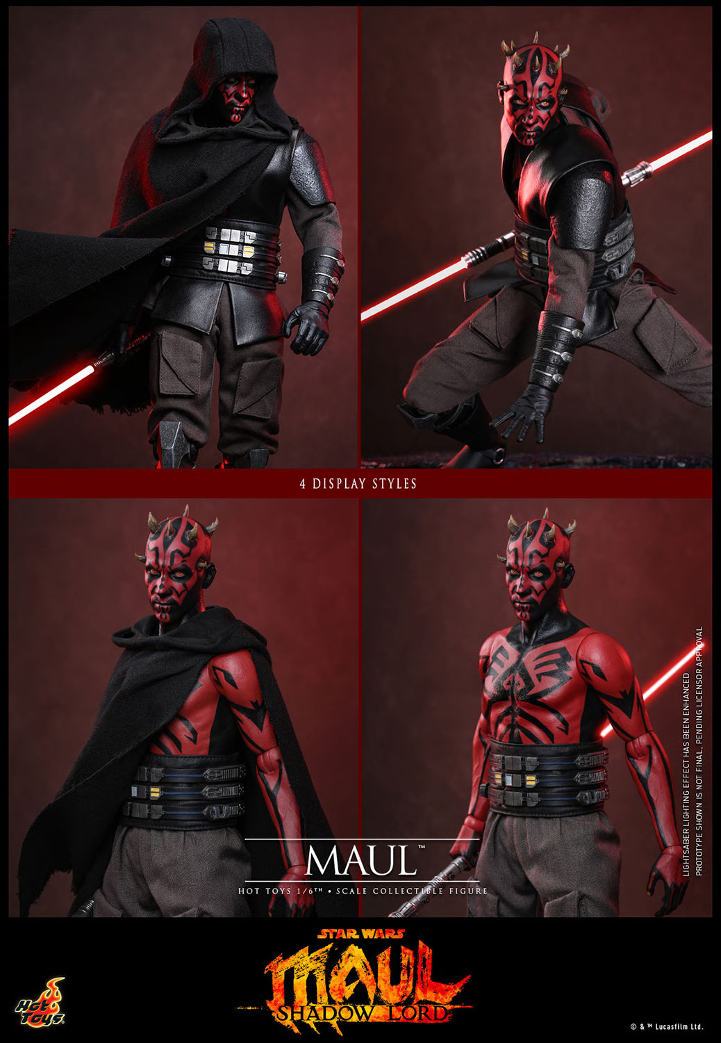 Star Wars: Maul - Shadow Lord TMS187 Maul 1/6th Scale Collectible Figure Gallery Image 23