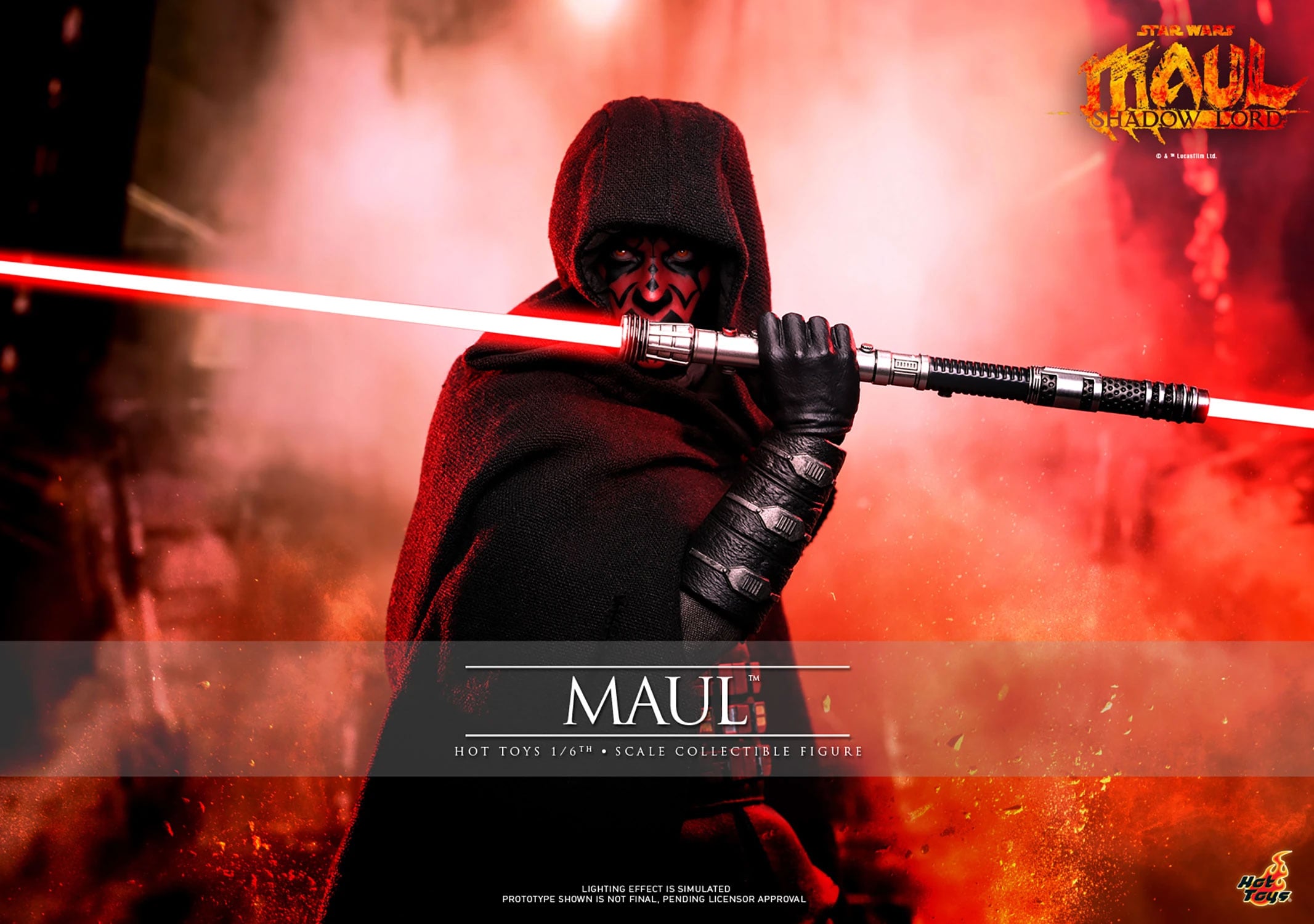 Star Wars: Maul - Shadow Lord TMS187 Maul 1/6th Scale Collectible Figure Gallery Image 3