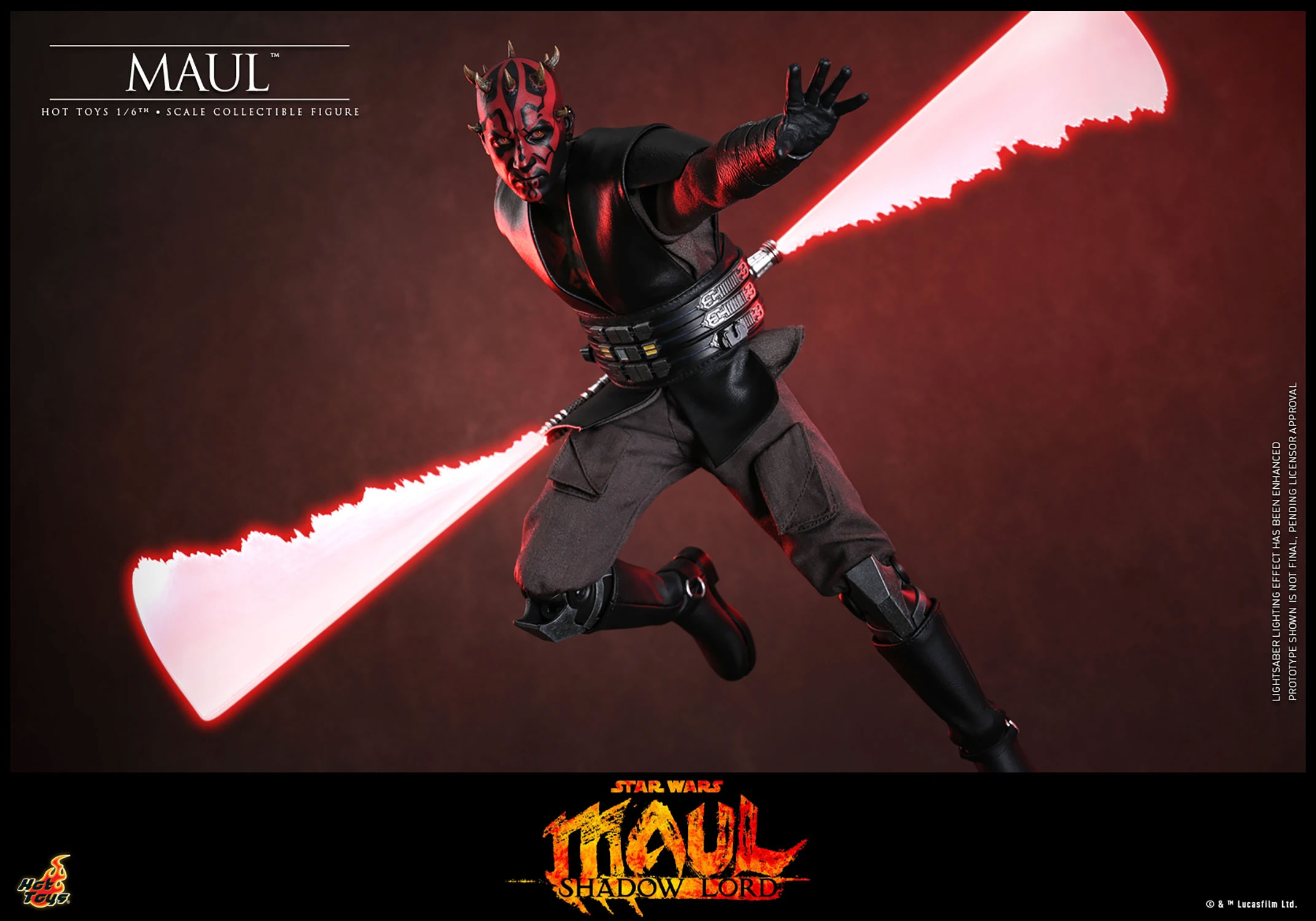 Star Wars: Maul - Shadow Lord TMS187 Maul 1/6th Scale Collectible Figure Gallery Image 9
