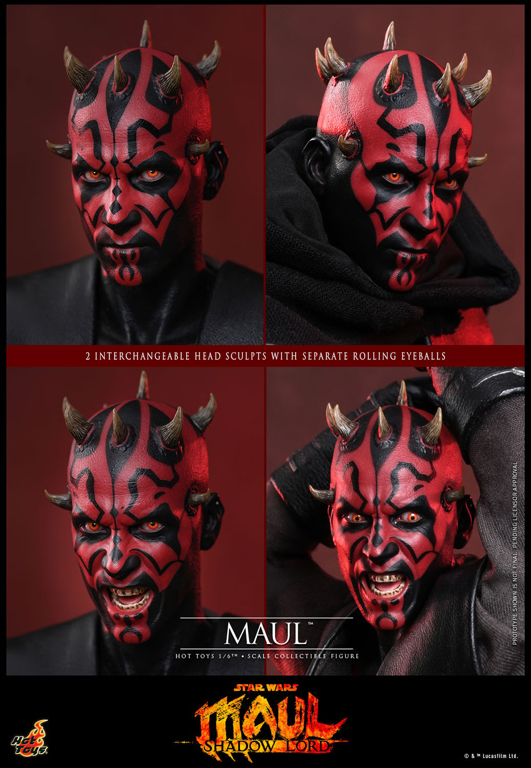 Star Wars: Maul - Shadow Lord TMS187 Maul 1/6th Scale Collectible Figure Gallery Image 21