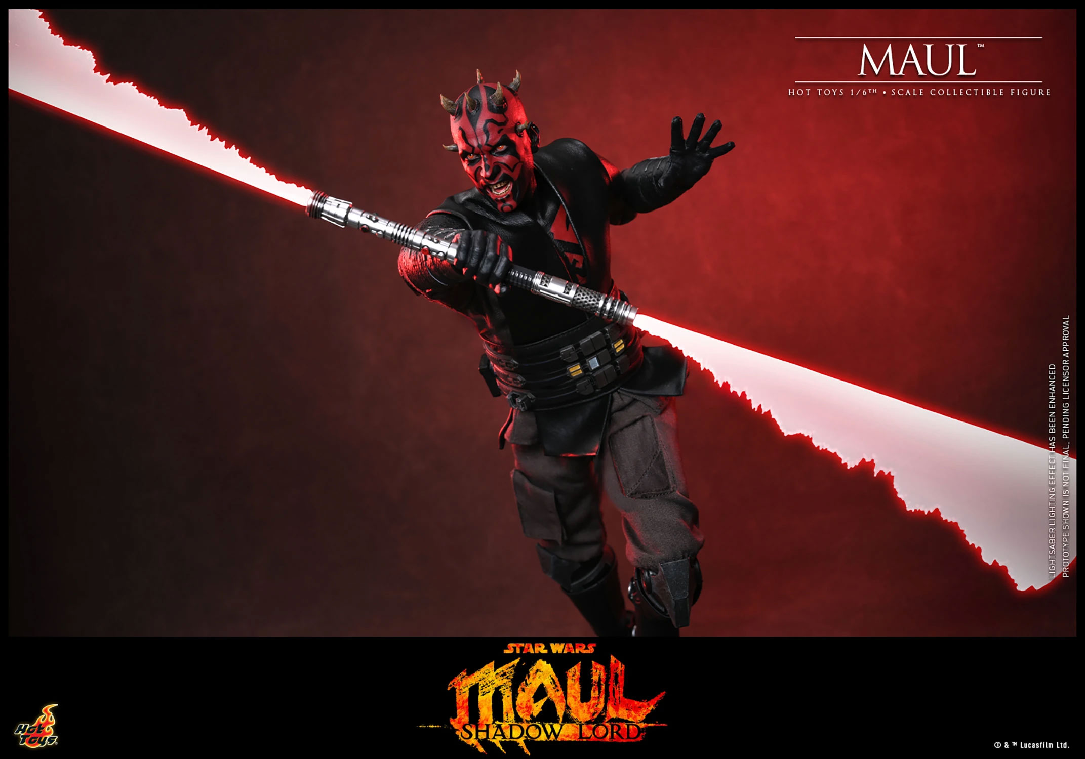 Star Wars: Maul - Shadow Lord TMS187 Maul 1/6th Scale Collectible Figure Gallery Image 8