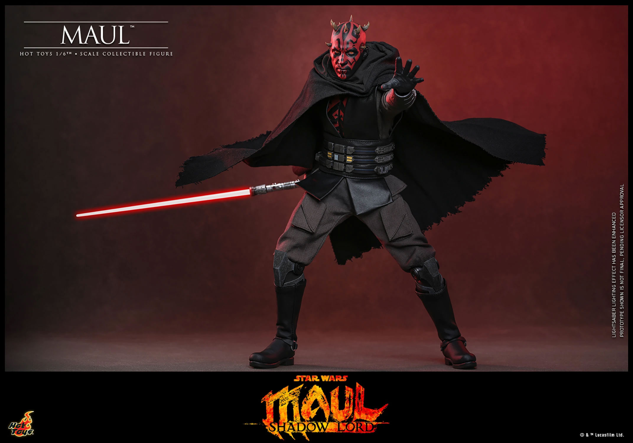 Star Wars: Maul - Shadow Lord TMS187 Maul 1/6th Scale Collectible Figure Gallery Image 10