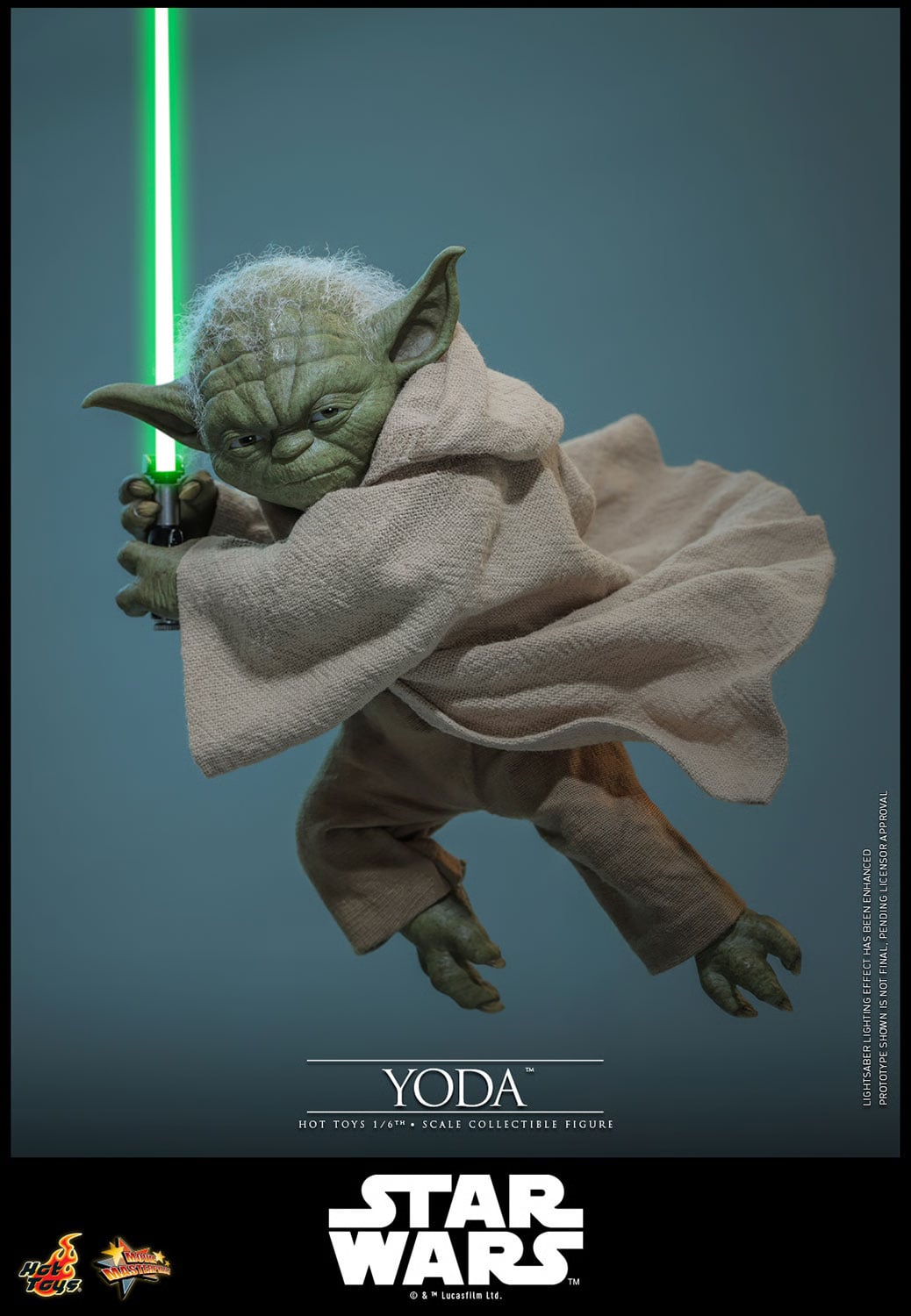 Star Wars: Revenge of the Sith MMS878 Yoda 1/6th Scale Collectible Figure Gallery Image 5
