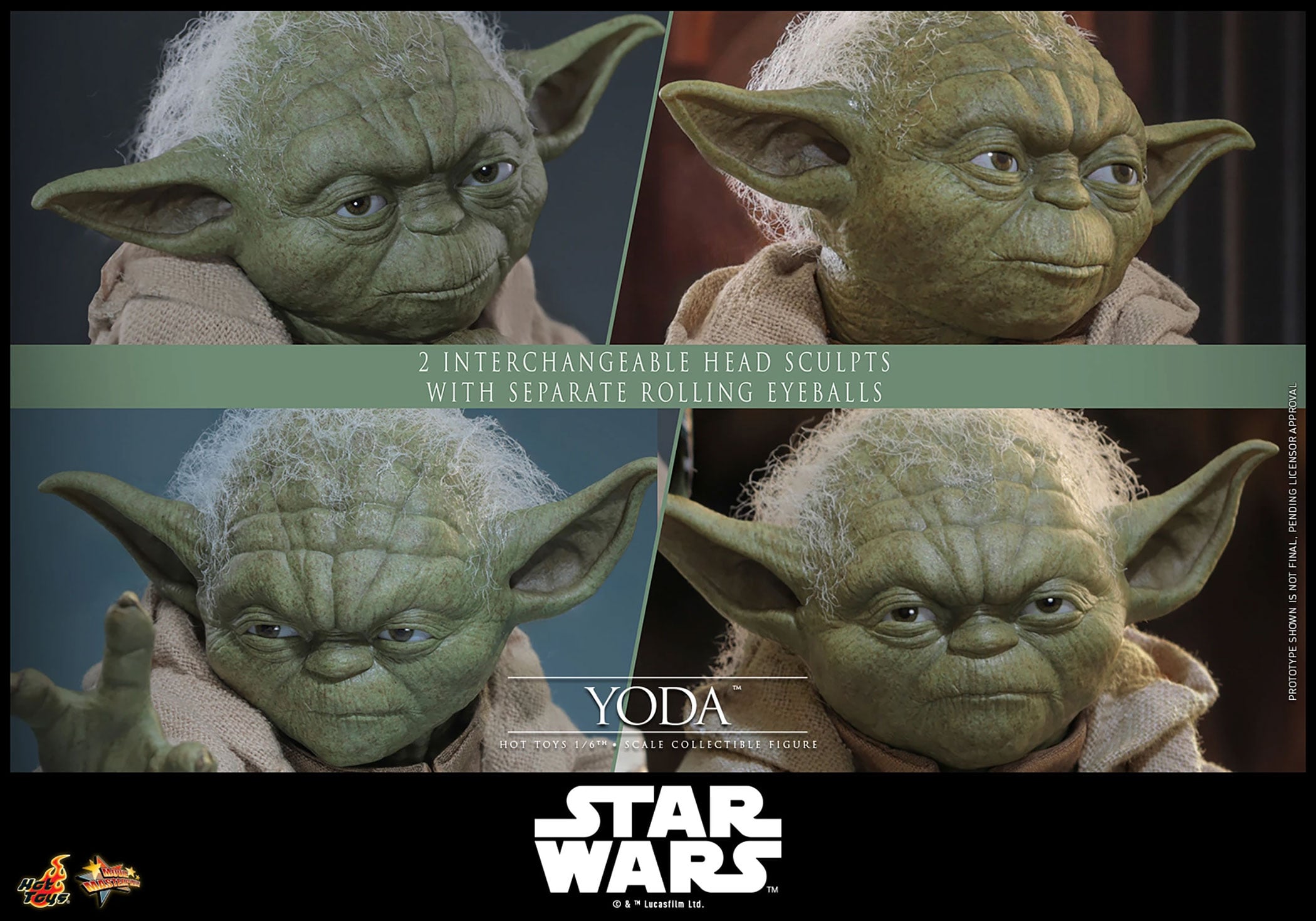 Star Wars: Revenge of the Sith MMS878 Yoda 1/6th Scale Collectible Figure Gallery Image 25
