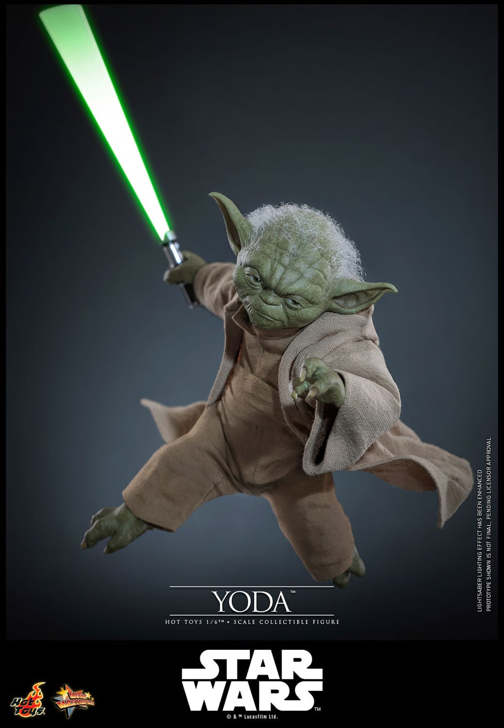 Star Wars: Revenge of the Sith MMS878 Yoda 1/6th Scale Collectible Figure Gallery Image 9