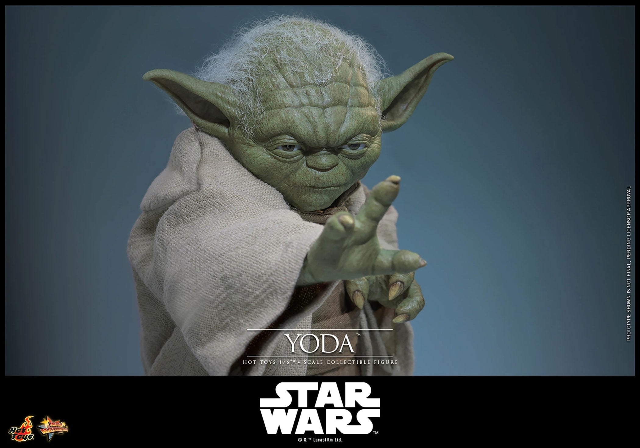 Star Wars: Revenge of the Sith MMS878 Yoda 1/6th Scale Collectible Figure Gallery Image 12