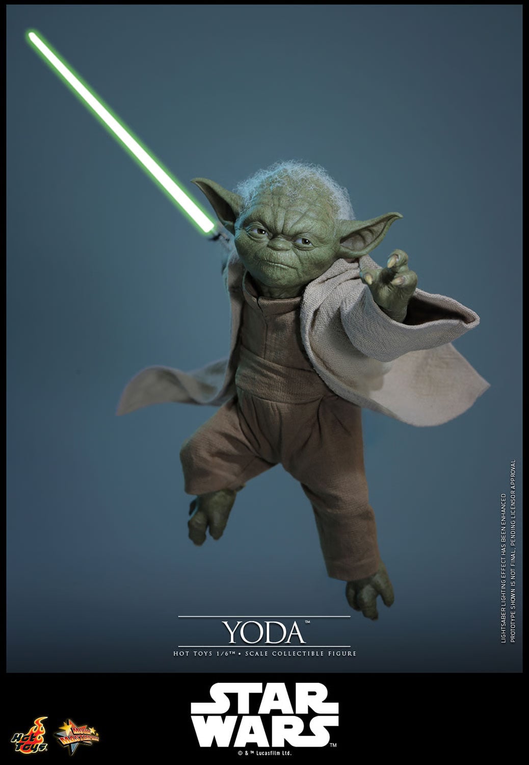 Star Wars: Revenge of the Sith MMS878 Yoda 1/6th Scale Collectible Figure Gallery Image 7
