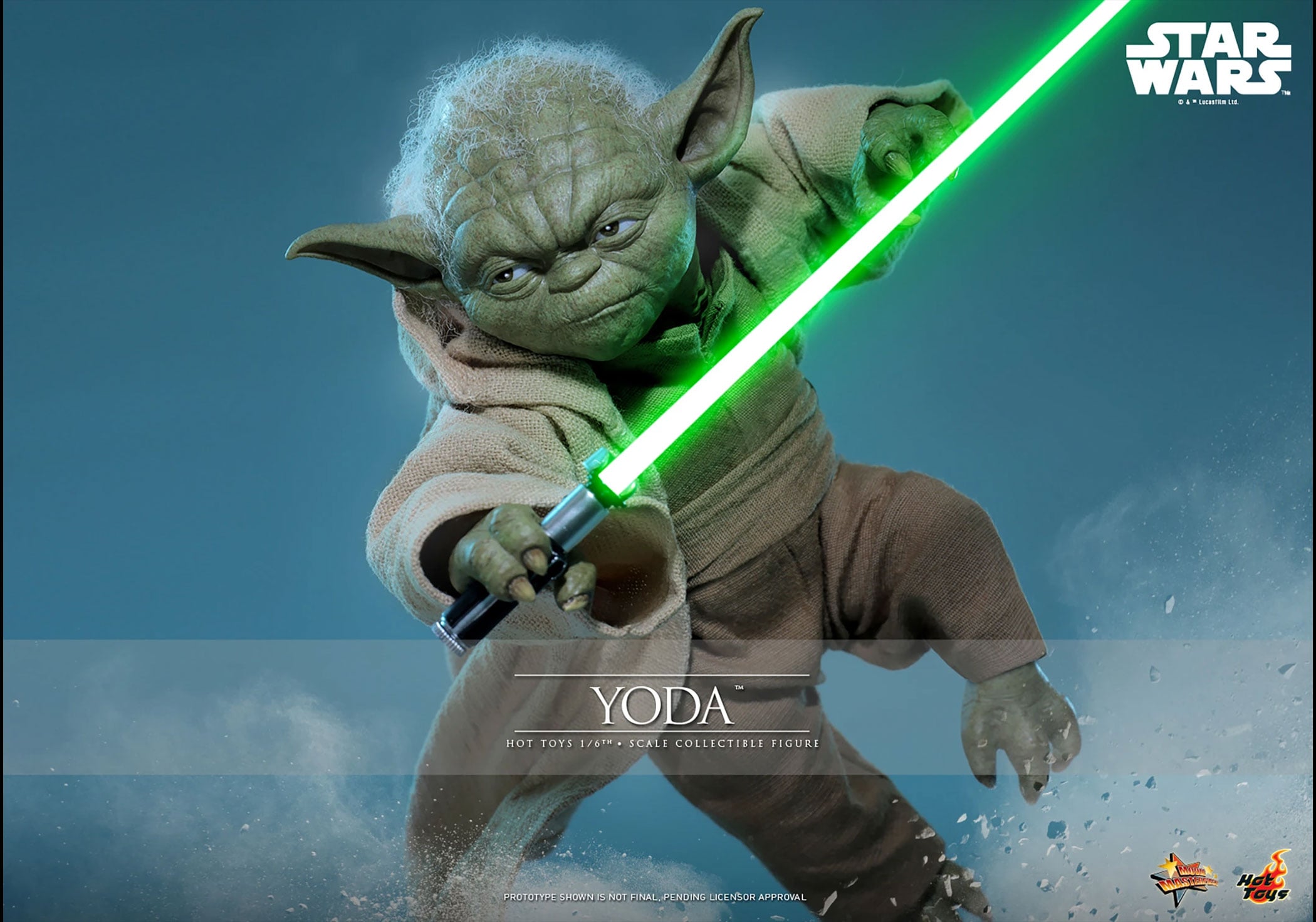 Star Wars: Revenge of the Sith MMS878 Yoda 1/6th Scale Collectible Figure Gallery Image 13
