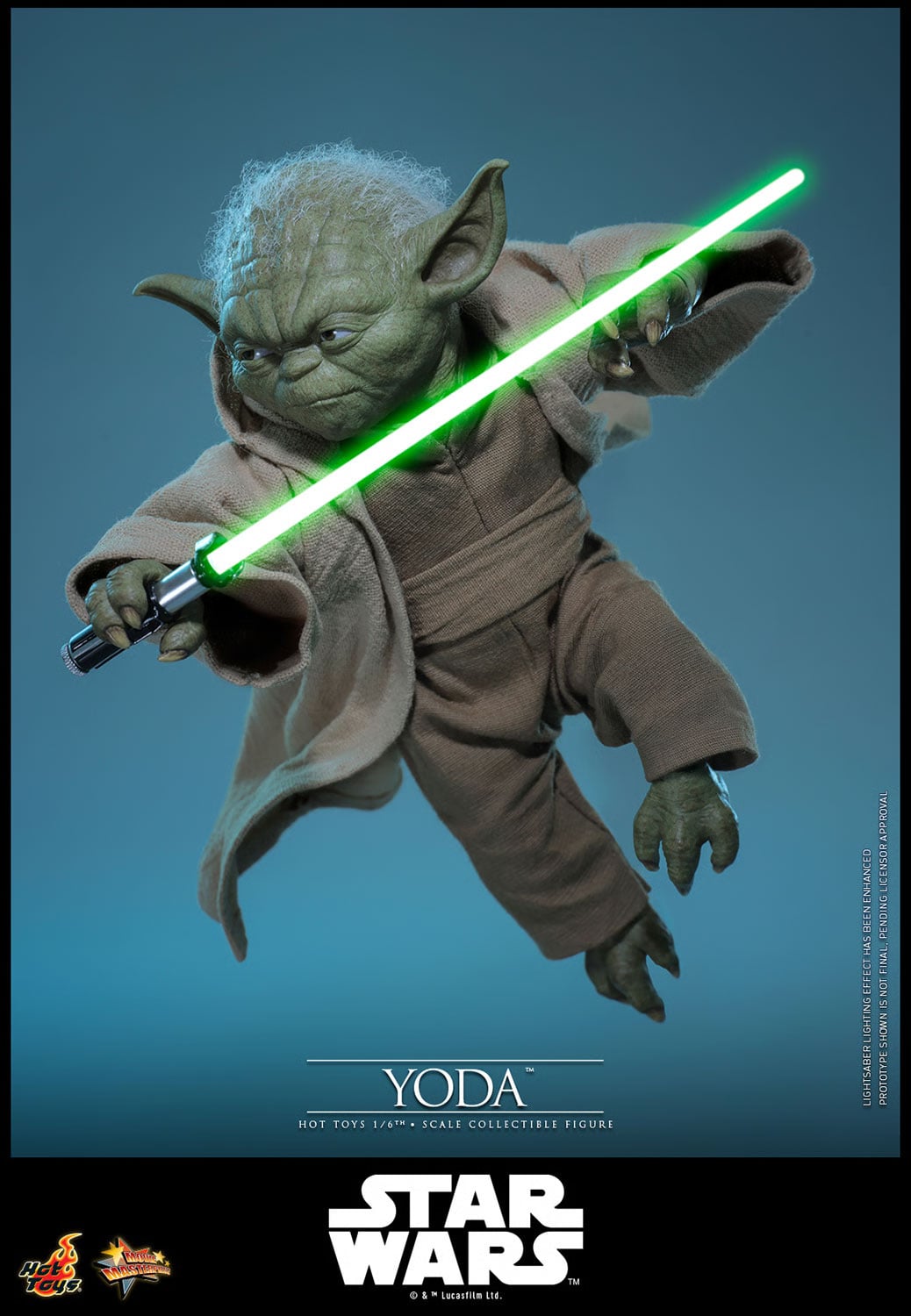 Star Wars: Revenge of the Sith MMS878 Yoda 1/6th Scale Collectible Figure Gallery Image 4