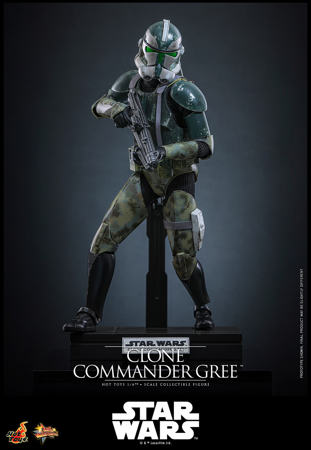 Star Wars: Revenge of the Sith MMS877 Clone Commander Gree 1/6th Scale Collectible Figure Gallery Image 10