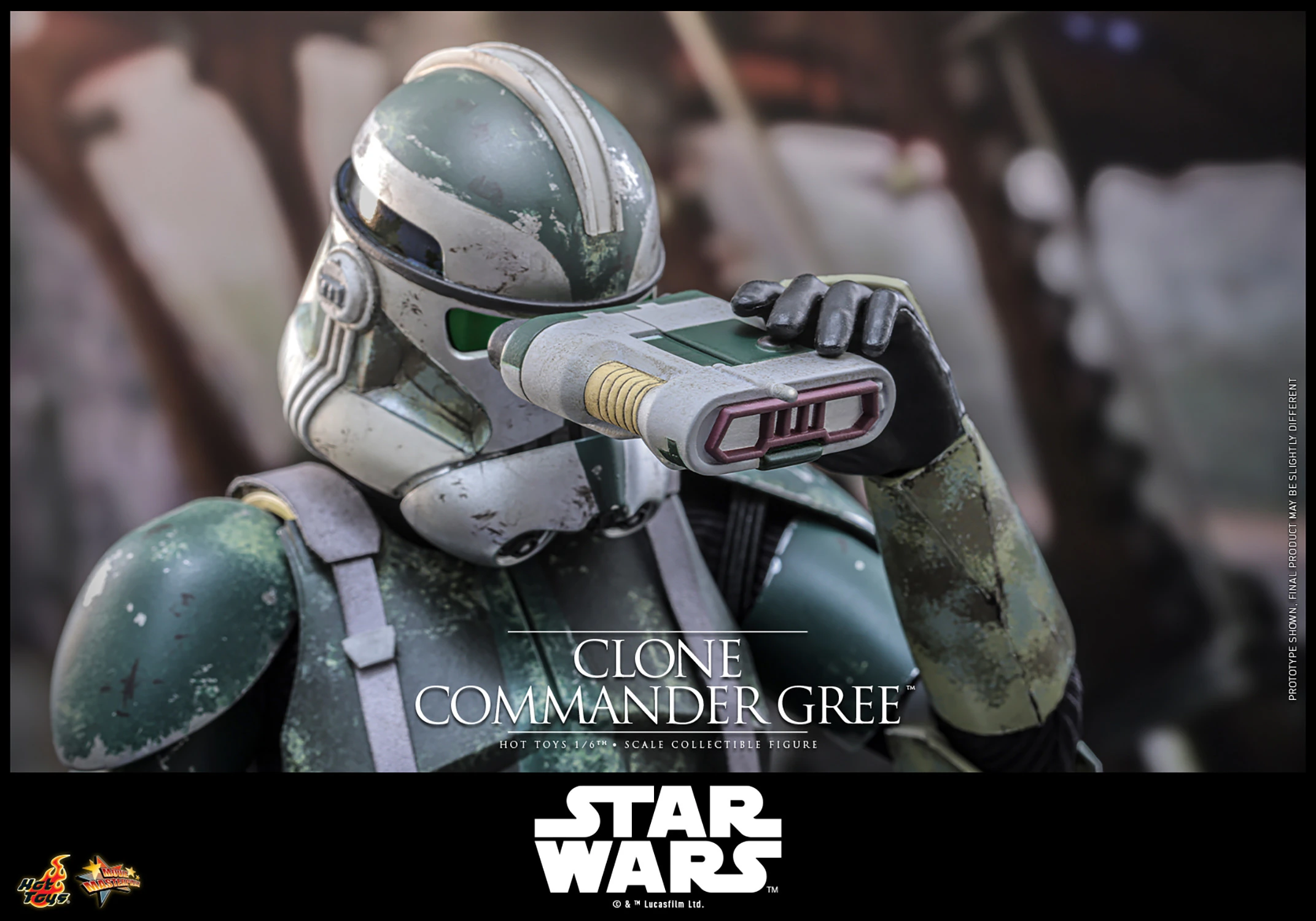 Star Wars: Revenge of the Sith MMS877 Clone Commander Gree 1/6th Scale Collectible Figure Gallery Image 15