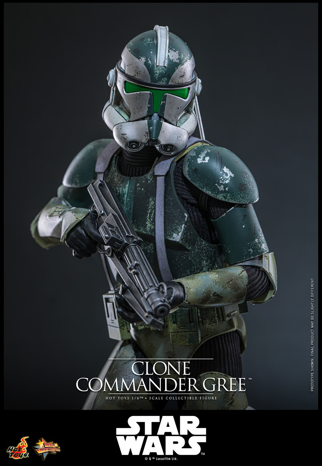 Star Wars: Revenge of the Sith MMS877 Clone Commander Gree 1/6th Scale Collectible Figure Gallery Image 11