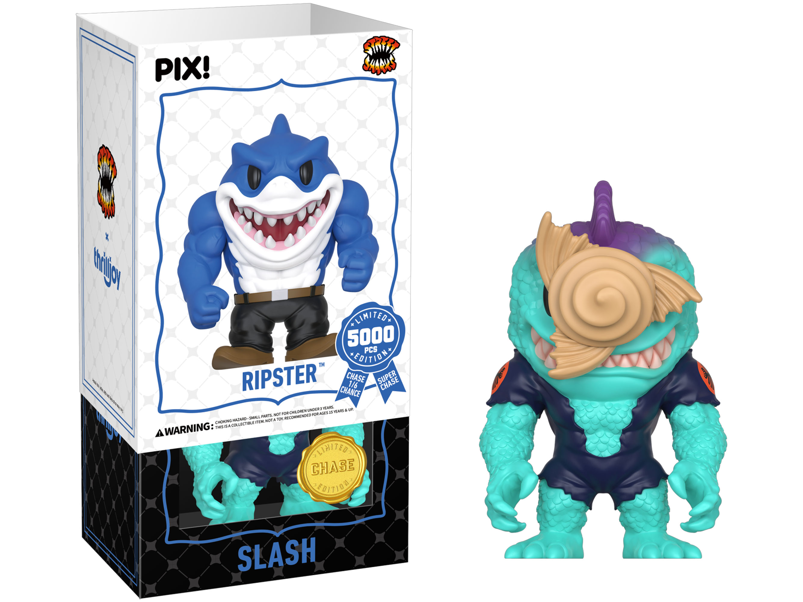 Street Sharks PIX! Ripster Limited Edition Figure Gallery Image 6