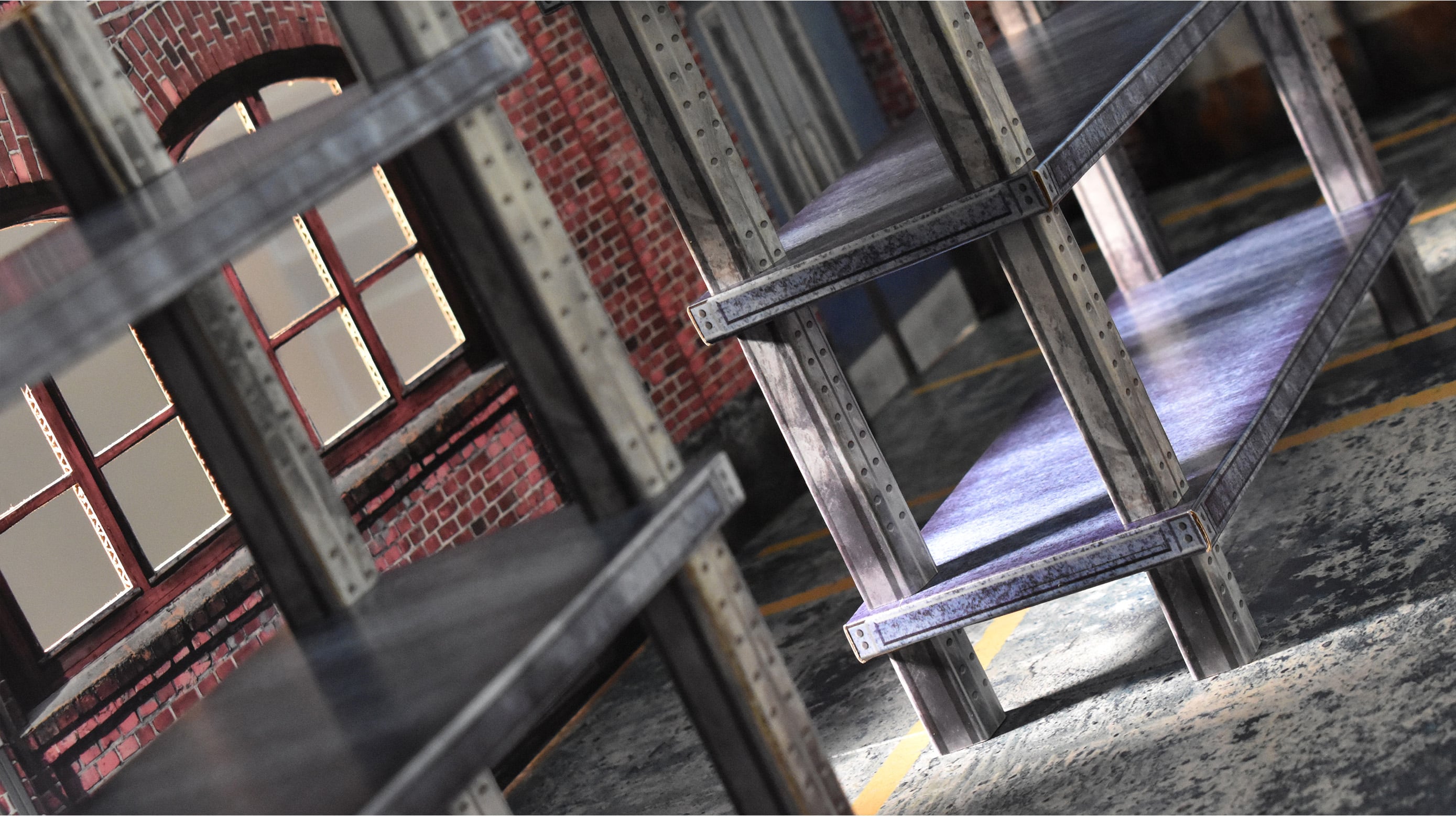 Rustic Warehouse 1/12 Scale Pop-Up Diorama Gallery Image 14