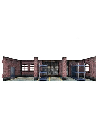 Rustic Warehouse 1/12 Scale Pop-Up Diorama Gallery Image 2