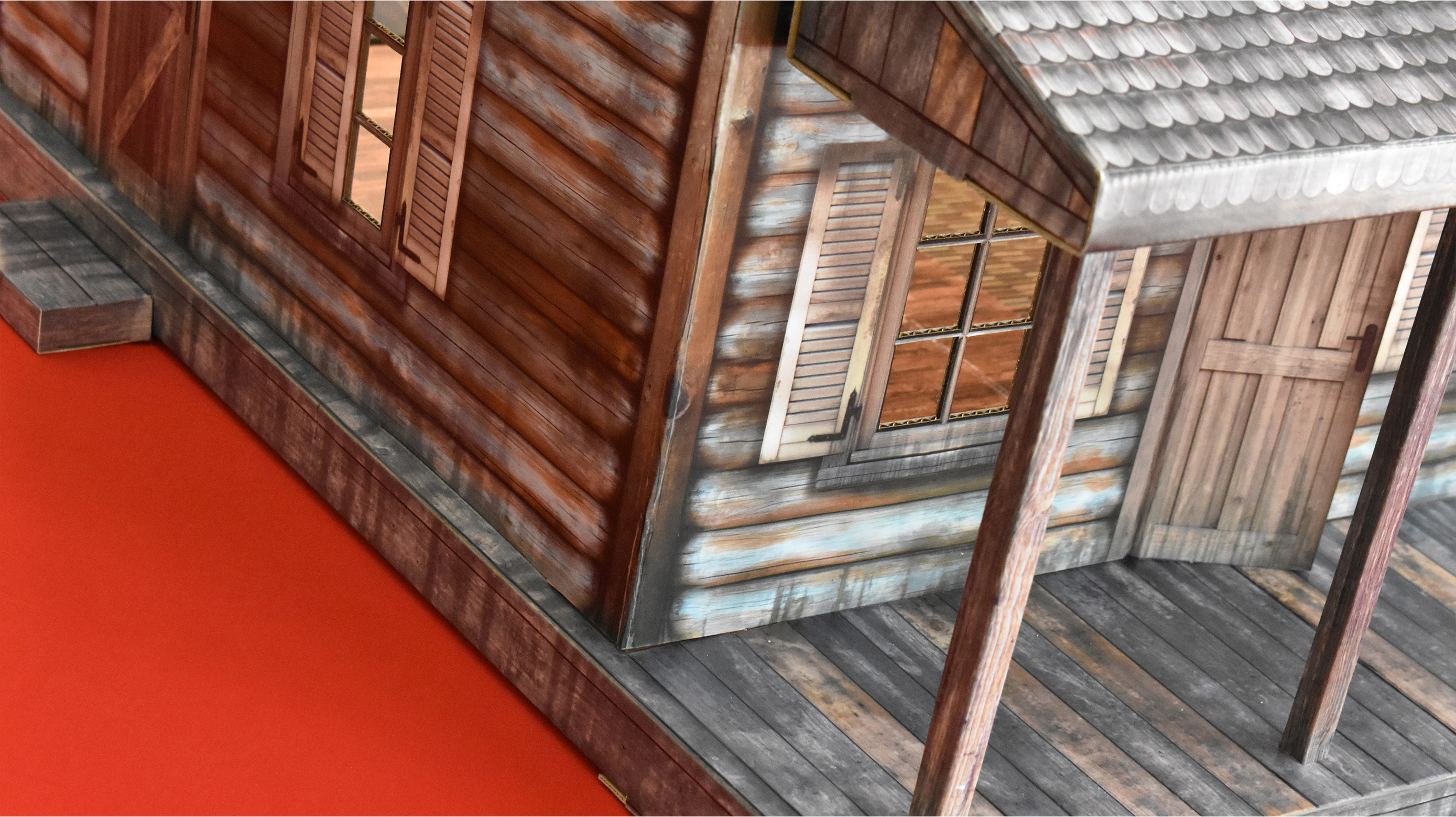 Log Cabin 1/12 Scale Pop-Up Diorama Gallery Image 13