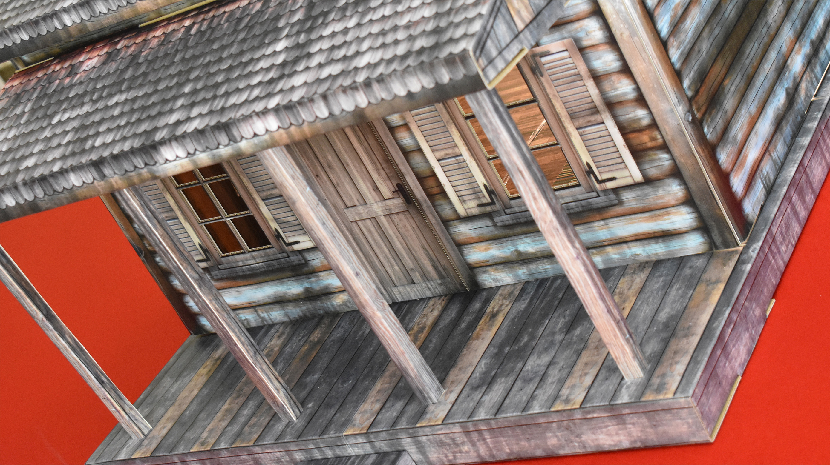 Log Cabin 1/12 Scale Pop-Up Diorama Gallery Image 12