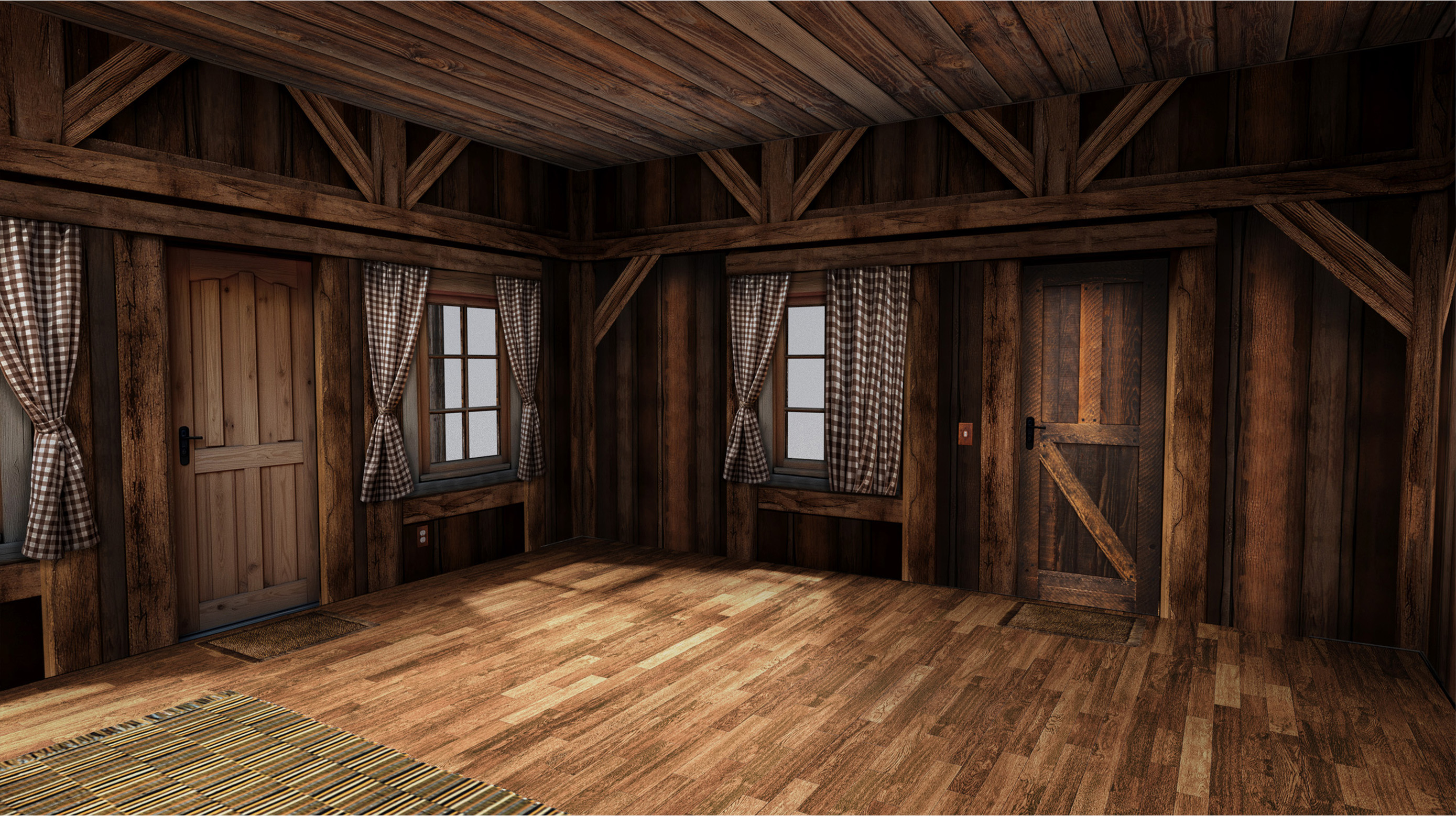 Log Cabin 1/12 Scale Pop-Up Diorama Gallery Image 17