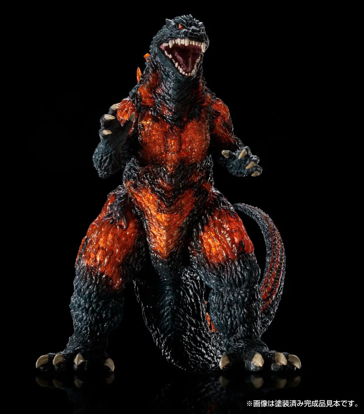 Fest Godzilla II: Shinjuku Burning PLAfig. PF-06 Burning Millennium Godzilla Model Kit Gallery Image 7