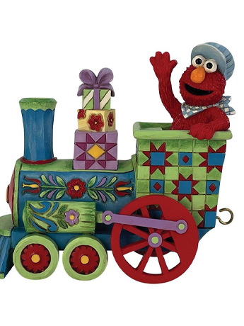 Sesame Street Elmo Train Engine Figurine (Jim Shore) Gallery Image 2