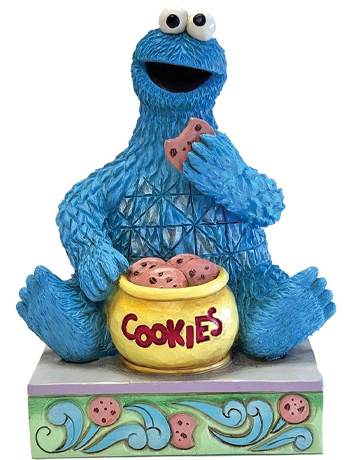 Sesame Street Cookie Monster Figurine (Jim Shore) Gallery Image 2