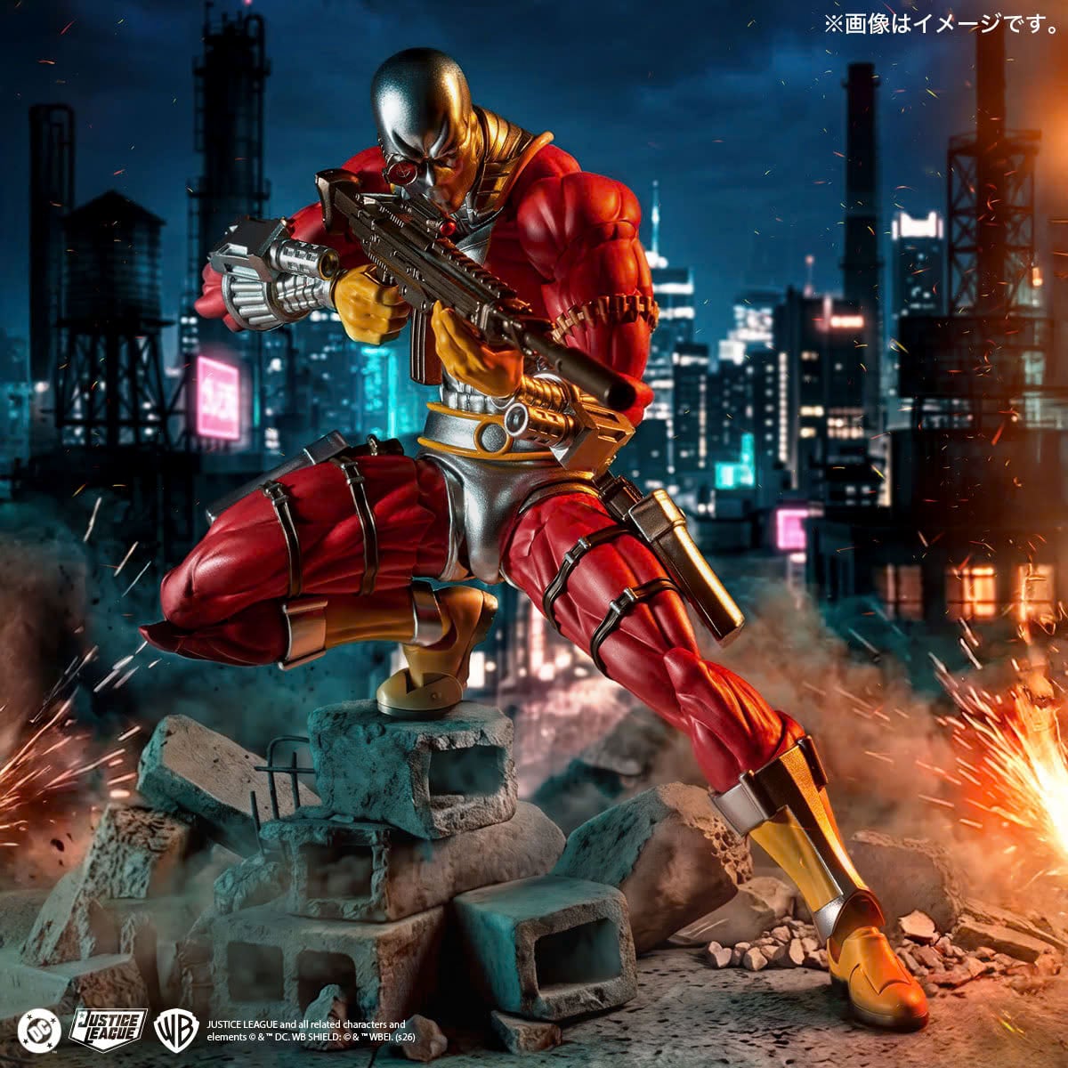 Justice League Amazing Yamaguchi Revoltech NR126 Deadshot Action Figure Gallery Image 3