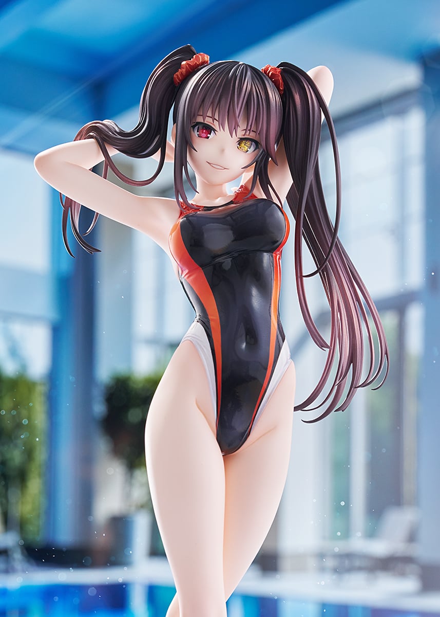 Date A Live Swimsuit Silhouette Kurumi Tokisaki (Swimwear Ver.) 1/7 Scale Figure Gallery Image 6