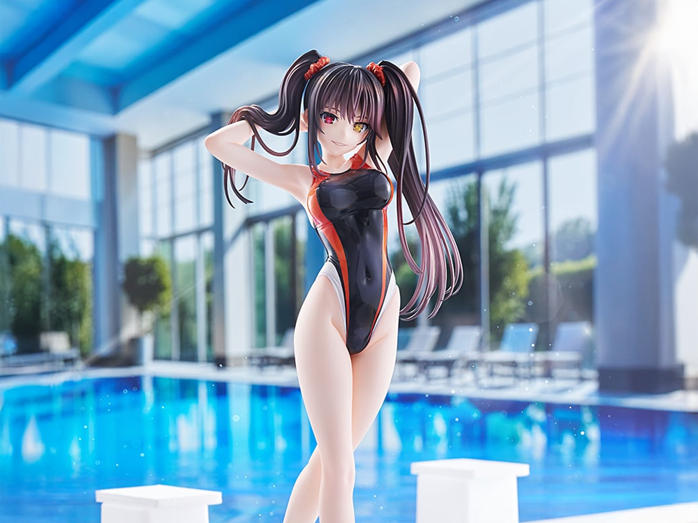Date A Live Swimsuit Silhouette Kurumi Tokisaki (Swimwear Ver.) 1/7 Scale Figure Gallery Image 1