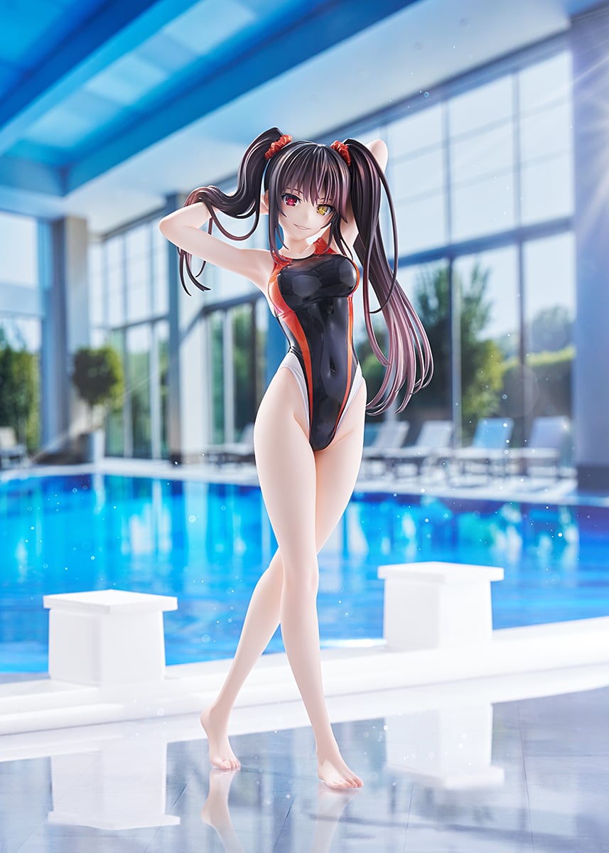Date A Live Swimsuit Silhouette Kurumi Tokisaki (Swimwear Ver.) 1/7 Scale Figure Gallery Image 3