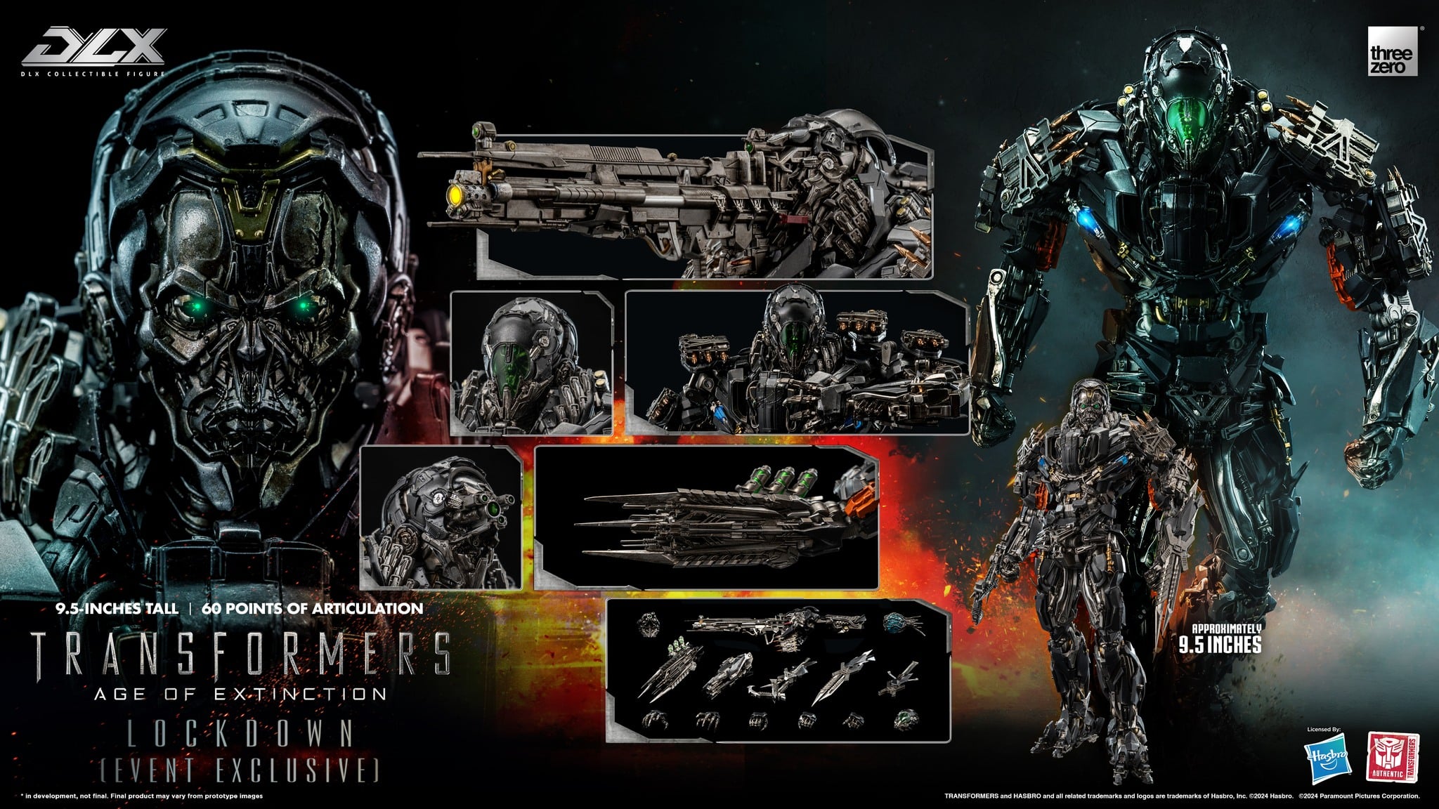 Transformers: Age of Extinction DLX Scale Collectible Series Lockdown (Event Exclusive Edition) Action Figure Gallery Image 3