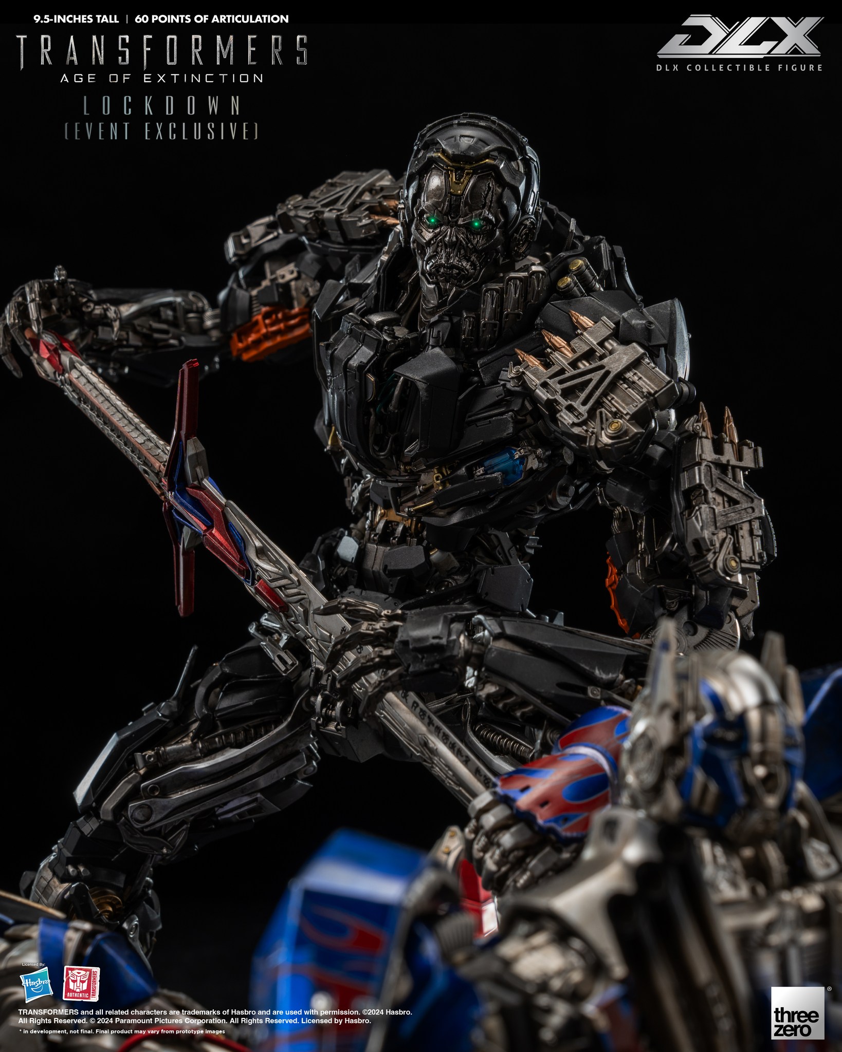 Transformers: Age of Extinction DLX Scale Collectible Series Lockdown (Event Exclusive Edition) Action Figure Gallery Image 14