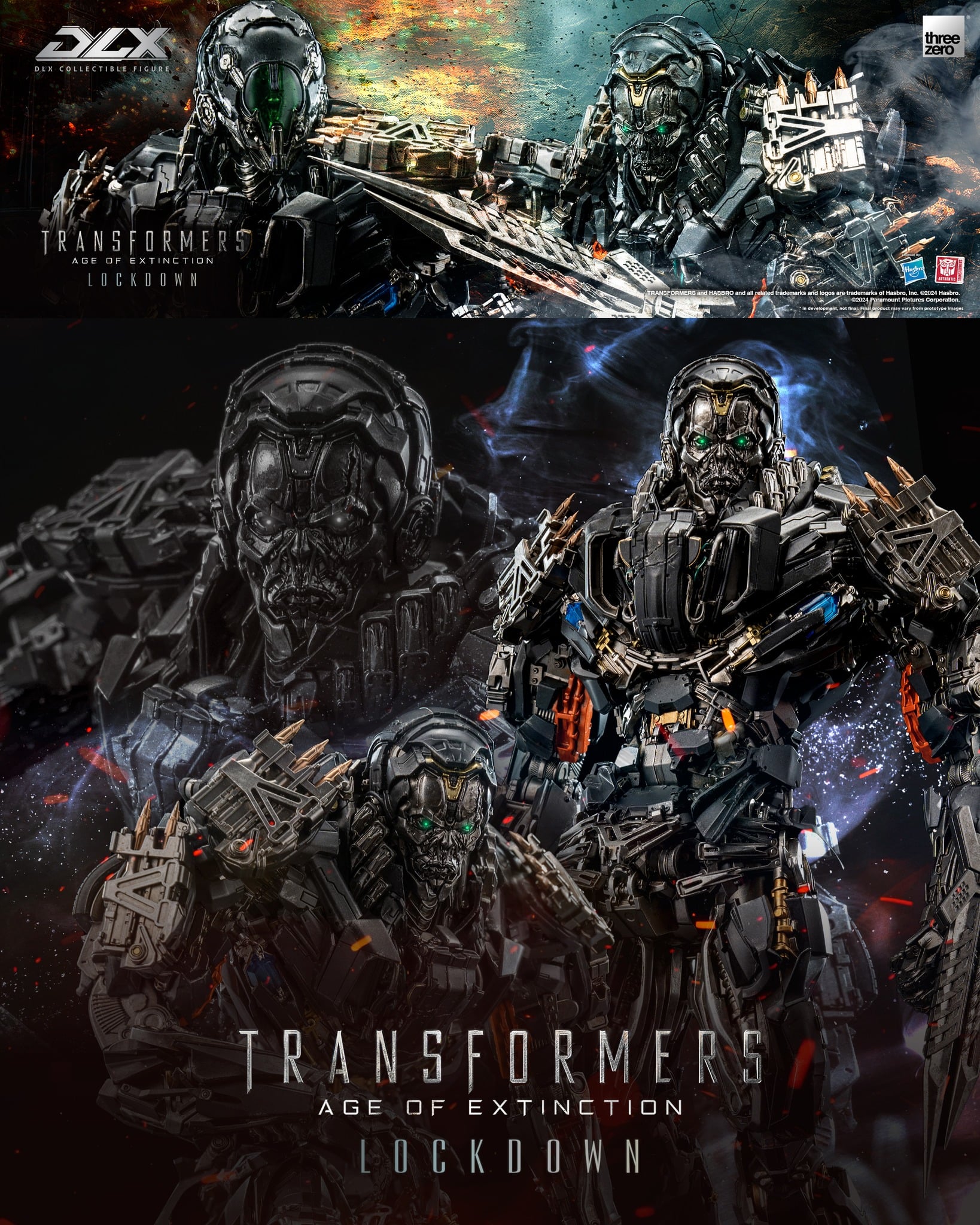 Transformers: Age of Extinction DLX Scale Collectible Series Lockdown (Event Exclusive Edition) Action Figure Gallery Image 4