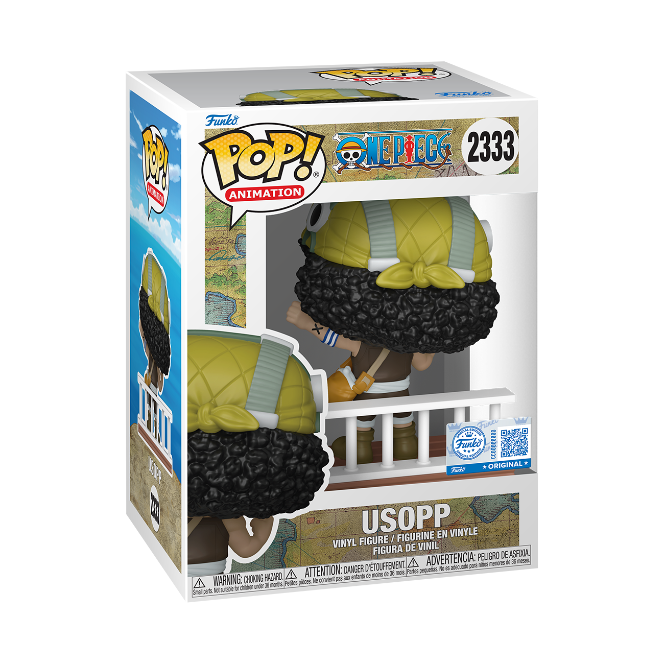 One Piece Pop! Animation #2333 Usopp Limited Edition Exclusive Gallery Image 3