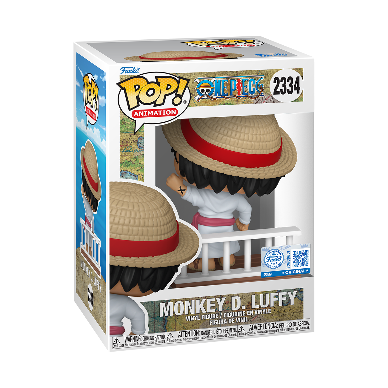 One Piece Pop! Animation #2334 Monkey D. Luffy Limited Edition Exclusive Gallery Image 3