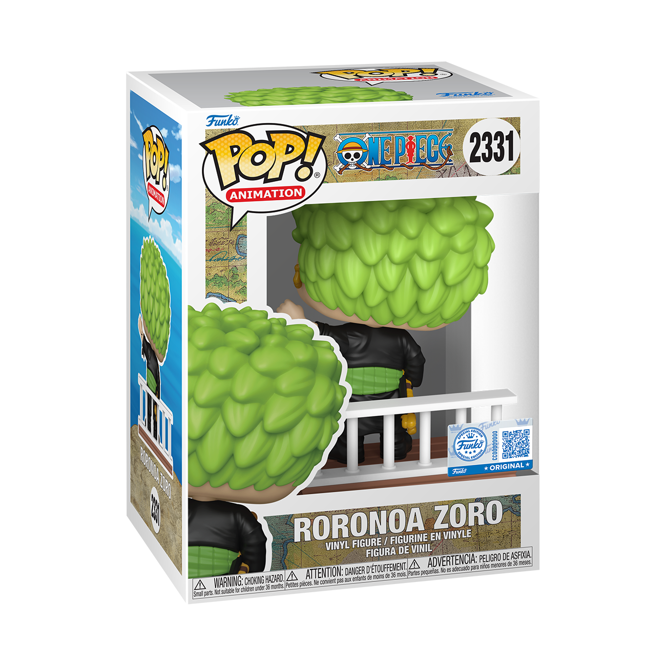 One Piece Pop! Animation #2331 Roronoa Zoro Limited Edition Exclusive